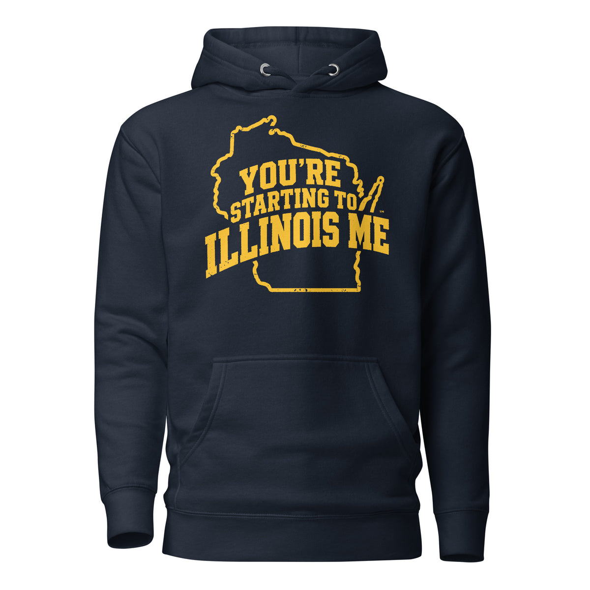 Sweep Pennant Hoodie baseball rivalry sweatshirt in Wisconsin game day colors