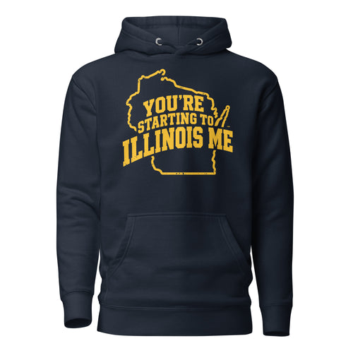 Sweep Pennant Hoodie baseball rivalry sweatshirt in Wisconsin game day colors