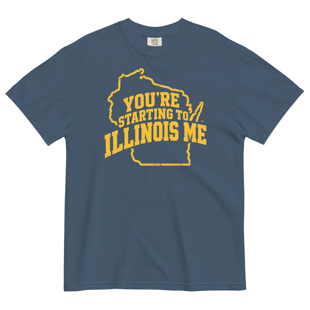 The Sweep baseball rivalry t-shirt in Wisconsin game day colors