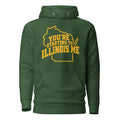 Tundra Hoodie football rivalry sweatshirt in Wisconsin green and gold colors